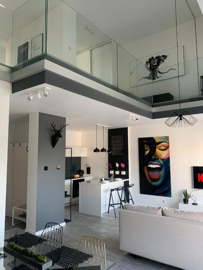 דירות לודז' Two-Levels Penthouse With A Garden In The City Center מראה חיצוני תמונה