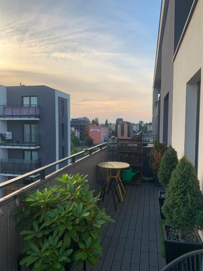 דירות לודז' Two-Levels Penthouse With A Garden In The City Center מראה חיצוני תמונה